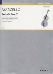 Marcello, Benedetto : Sonata n. 2 in mi minore per Violoncello e Basso continuo