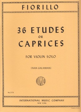Fiorillo, Federigo : 36 Studi or Caprices, per Violino