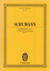 Schumann, Robert : Sinfonia nr. 1 in Sib, op. 38. Partitura tascabile 