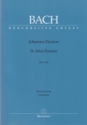 Bach, Johann Sebastian : Passione secondo Giovanni, per Canto e Pianoforte. Urtext
