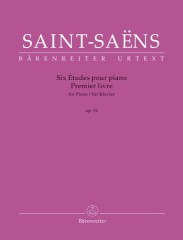 Saint-Saëns, Camille : Six Études op. 52. Premier livre, per Pianoforte. Urtext
