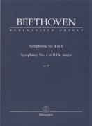 Beethoven, Ludwig van : Sinfonia n. 4 op. 60 in si bemolle. Partitura tascabile. Urtext