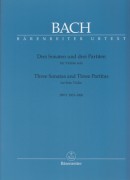 Bach, Johann Sebastian : Sonate e Partite BWV 1001-1006, per Violino. Urtext