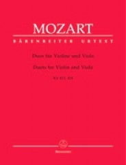Mozart, Wolfgang Amadeus : Duetti per Violino e Viola, KV 423, 424. Urtext