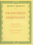 Geminiani, Francesco : Sonata for Oboe (Flute, Violine) and Basso continuo