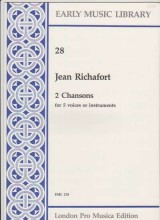Richafort, J. : 2 chansons per 5 Voci o strumenti (SATTB) (Thomas)