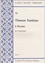 Tomkins, T. : 2 pavans per 5 strumenti (SSATB) (Thomas)