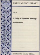 Anonimi : 3 early In nomine settings per 4 strumenti Anonimi : 3 early In nomine settings per 4 strumenti