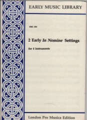 Anonimi : 3 early In nomine settings per 4 strumenti