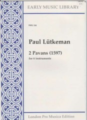 Lütkeman, P. : 2 Paduanen (1597) per 6 strumenti (SSATTB) (Thomas)