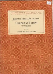 Schein, J. H. : Canzon per 6 strumenti