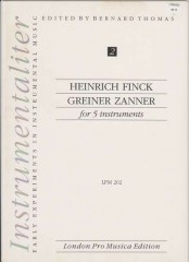 Finck, H. : Greiner Zanner per 5 strumenti
