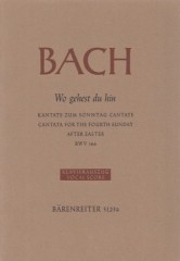 Bach, Johann Sebastian : Cantata BWV 166, Wo gehest du hin, per Canto e Pianoforte