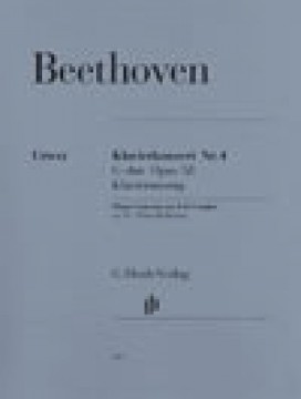 Beethoven, Ludwig van : Concerto n. 4 op. 58 per Pianoforte e Orchestra, riduzione per 2 Pianoforti. Urtext
