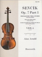 Sevcik, Otakar : Op. 7 parte 1. Esercizi preparatori di trillo per Viola