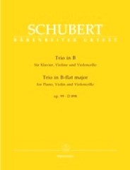 Schubert, Franz : Trio op. 99 per Pianoforte, Violino e Violoncello. Urtext