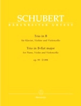 Schubert, Franz : Trio op. 99 per Pianoforte, Violino e Violoncello. Urtext
