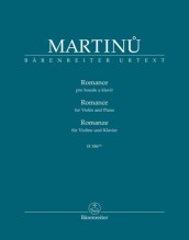 Martinu, Bohuslava : Romance, per Violino e Pianoforte