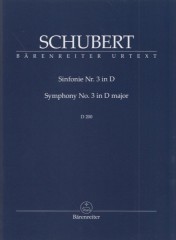 Schubert, Franz : Sinfonia nr. 3. Partitura tascabile. Urtext