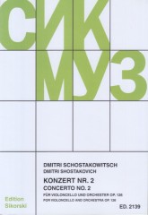 Shostakovich, Dmítrij : Concerto nr. 2 op. 126, per Violoncello e Orchestra. Riduzione per Violoncello e Pianoforte