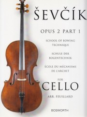 Sevcik, Otakar : Op. 2 parte 1. Scuola del meccanismo dell’archetto, per Violoncello
