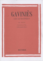 Gaviniès, Pierre : Les 24 Matinées, trascrizione per Viola (Abbado) Gaviniès, Pierre : Les 24 Matinées, trascrizione per Viola (Abbado)