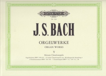 Bach, Johann Sebastian : Composizioni per Organo, vol. V