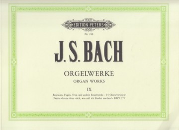 Bach, Johann Sebastian : Composizioni per Organo, vol. IX