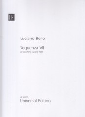Berio, Luciano : Sequenza VIIb, per Sax soprano