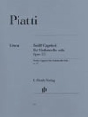 Piatti, Alfredo : 12 Capricci op. 25, per Violoncello. Urtext
