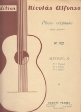 Alfonso, Nicolàs : Tre pezzi per Chitarra